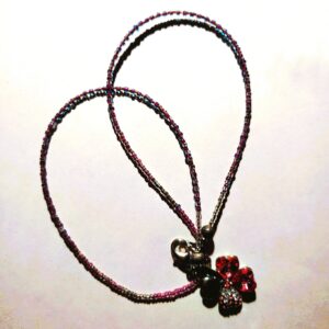 Four Leaf Bling Necklace