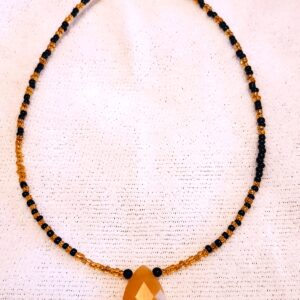 Amber Teardrop Choker