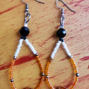 Black and Yellow Earrings