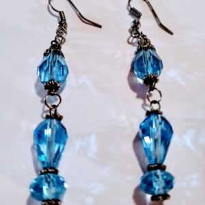 Blue Dangle Earrings