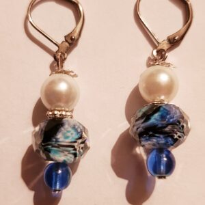 Blue Rondell Earrings