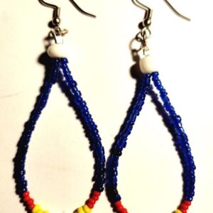 Blue Seed Earrings