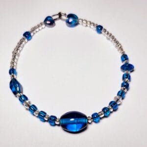 Blue Wired Bracelet