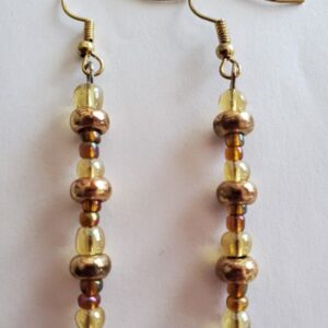 Bronze Drop Earrings