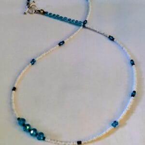 Crystal Blue Necklace