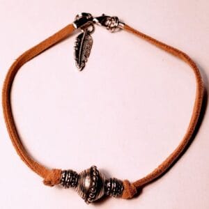 Faux Feather Anklet