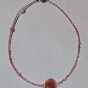 Pink Apple Necklace