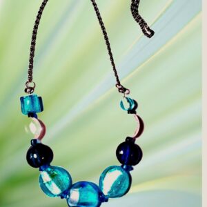 Mixed Blue Necklace