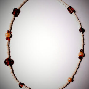 Brown Glass Choker
