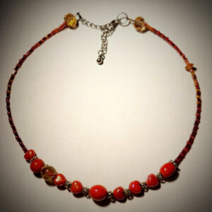 Orange Kiss Choker