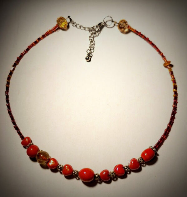 Orange Kiss Choker
