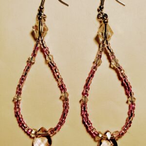 Clear Teardrops Earrings