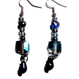 Rainbow Glass Earrings