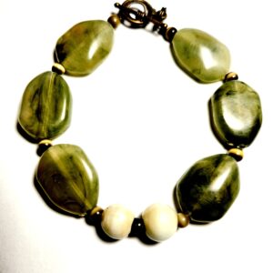 Green Serpentine Bracelet