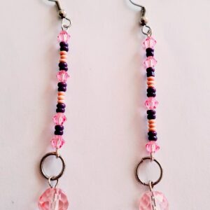 Straight Pink Earrings