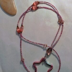 Metallic Pink Lanyard