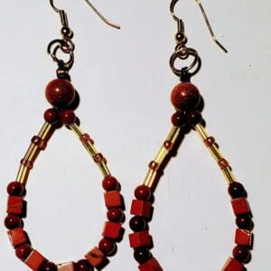 Goldstone Earrings