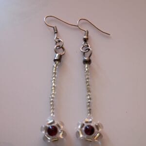 Garnet Drops Earrings