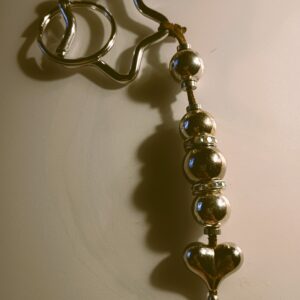 Silver Heart Keychain