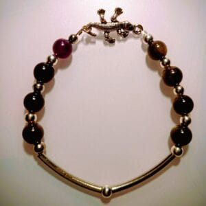 Mens Obsidian Bracelet