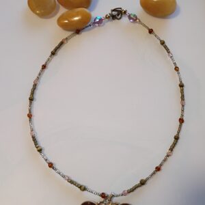 Brown Butterfly Necklace