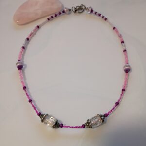 Purple or Pink Necklace