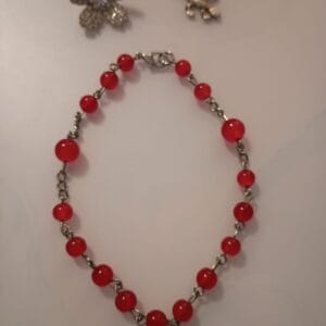 Red Dots Anklet
